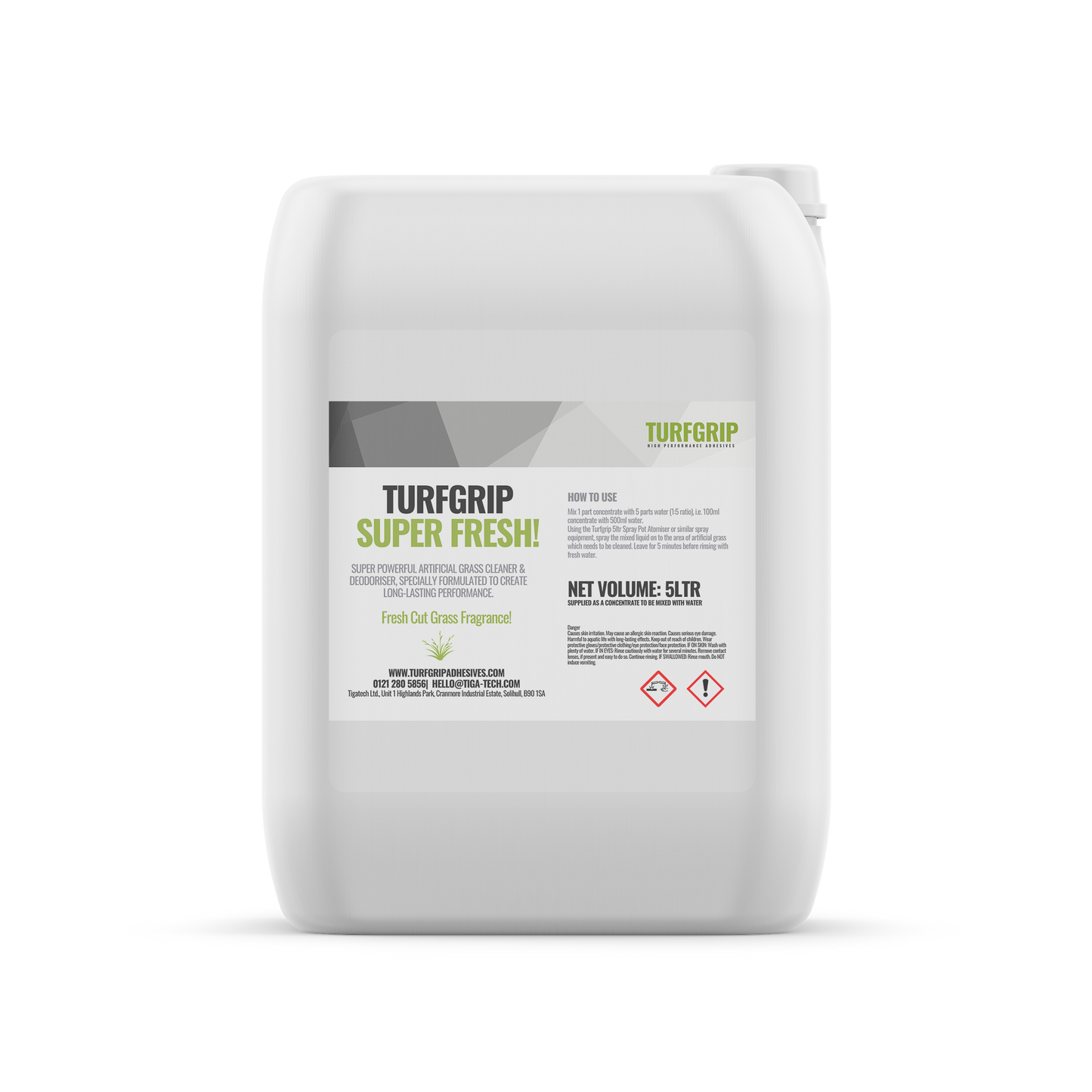 Turfgrip Super Fresh Artificial Grass Cleaner - 5ltr Concentrate